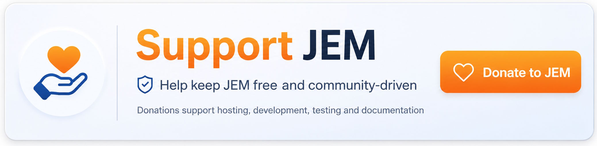 Support the development and maintenance of JEM