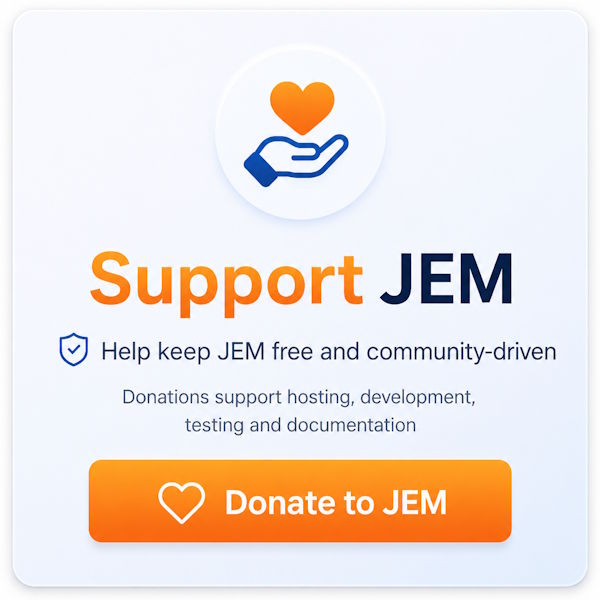 JEM support donation module